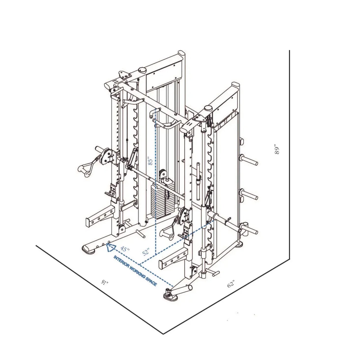 Ignite Series All In One Smith Machine